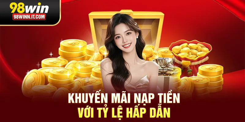 Khuyến mãi nạp tiền với tỷ lệ cực hấp dẫn